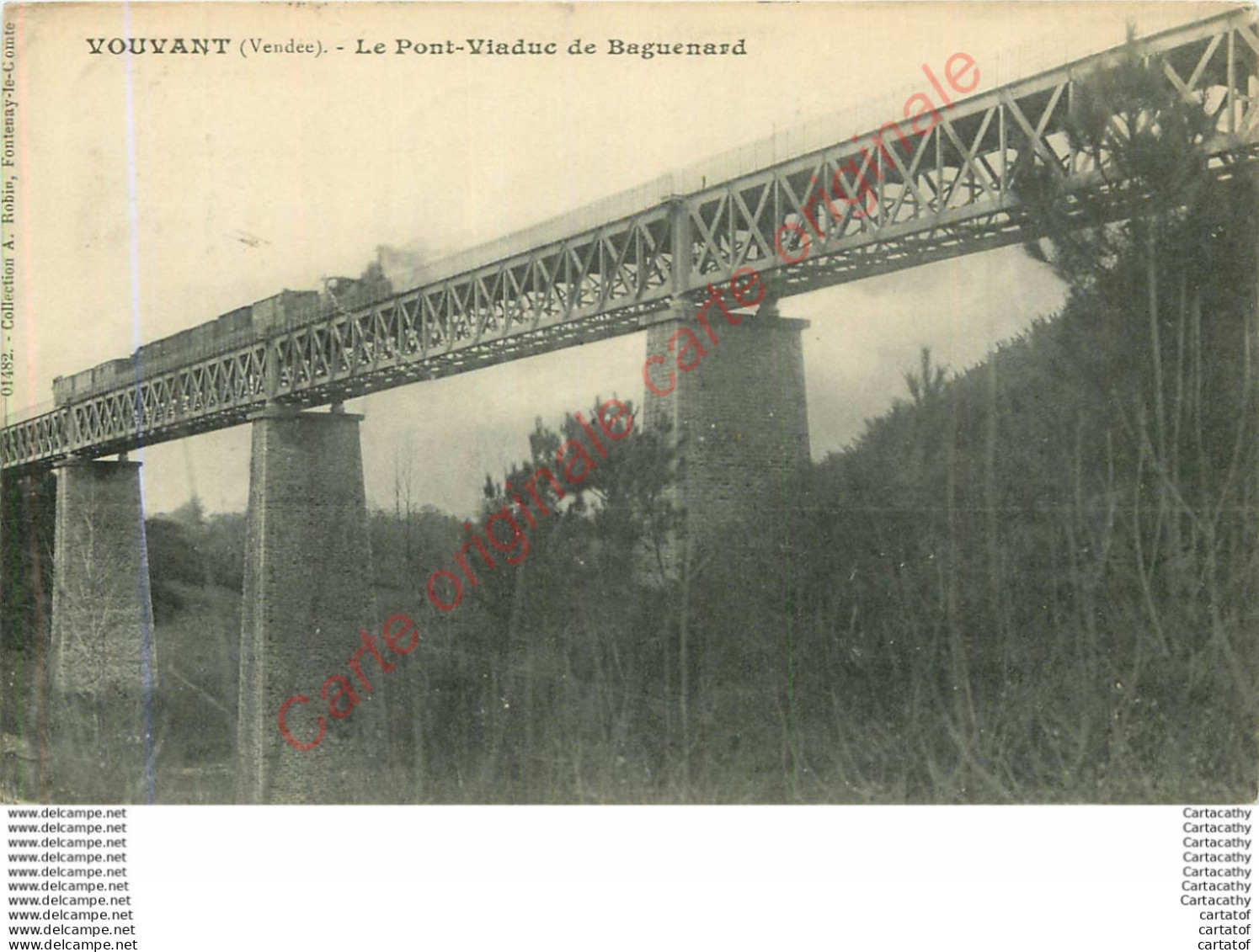 85.  VOUVANT .  Le Pont-Viaduc De Baguenard . - Autres & Non Classés