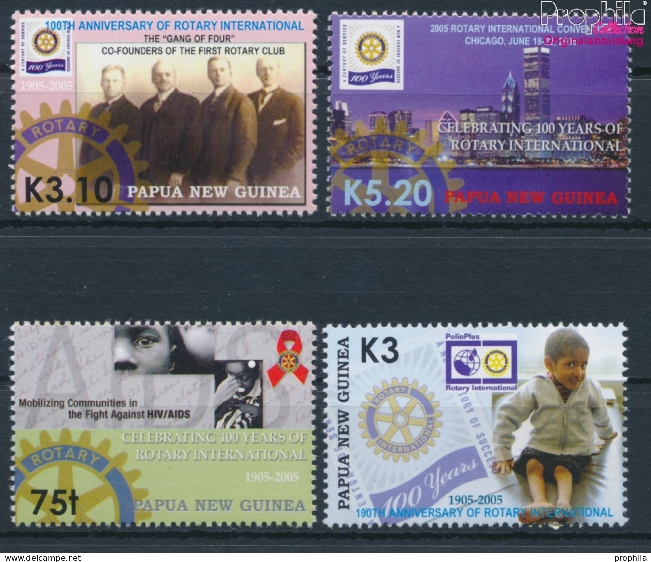 Papua-Neuguinea 1115-1118 (kompl.Ausg.) Postfrisch 2005 Rotary (10348010 - Papua-Neuguinea