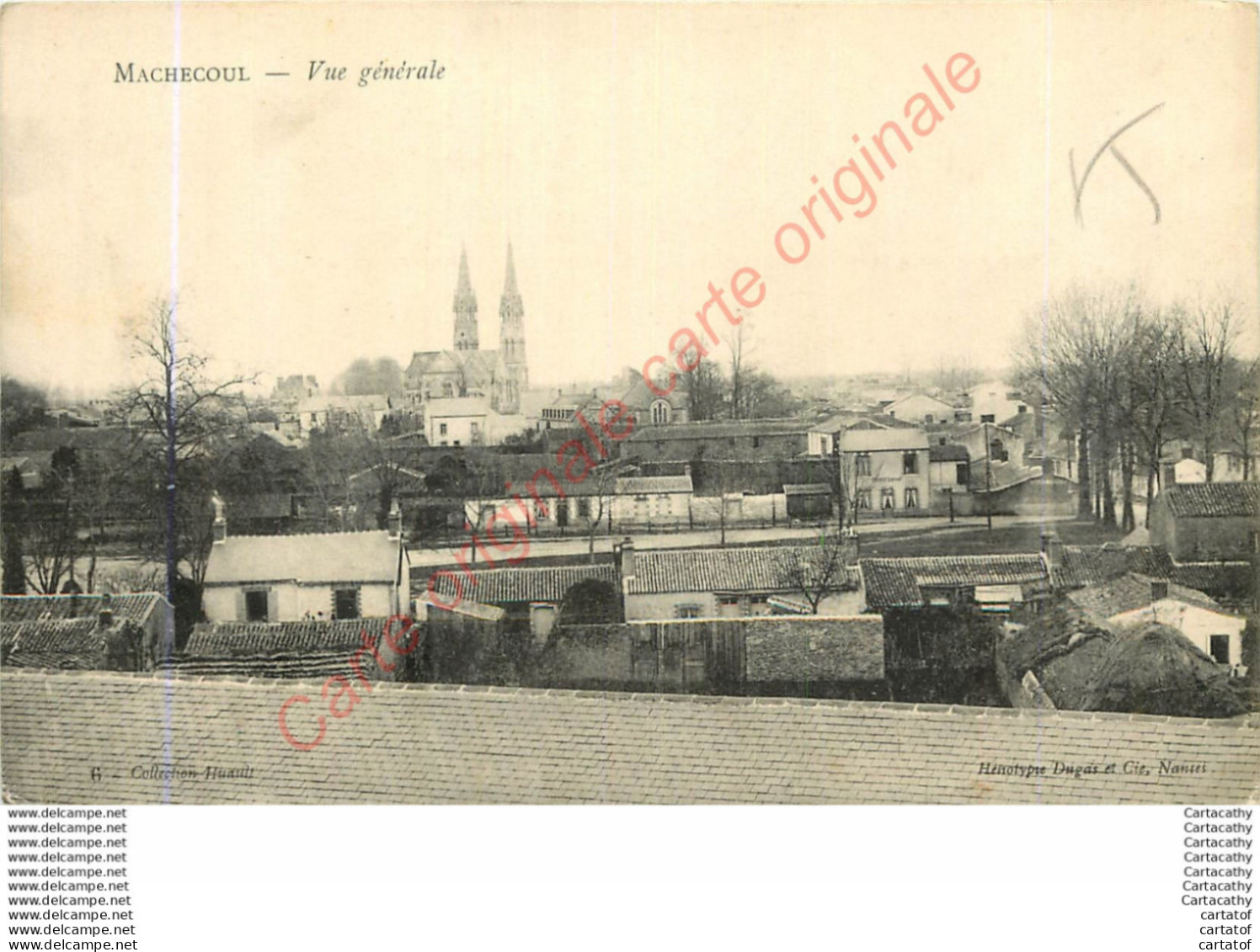 44.  MACHECOUL .  Vue Générale . - Machecoul