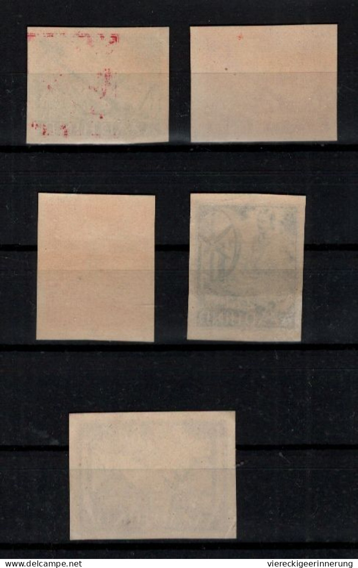 ! Lot Of 8 Stamps, Ausgabe Nationales Indien, 1943, Azad Hind, Propagandaausgaben, National India, 2.WW - Vervalsingen En Oorlogspropaganda