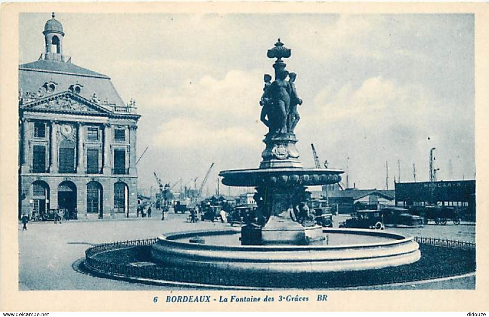 33 - Bordeaux - La Fontaine Des 3-Grâces - Animée - CPA - Voir Scans Recto-Verso - Bordeaux