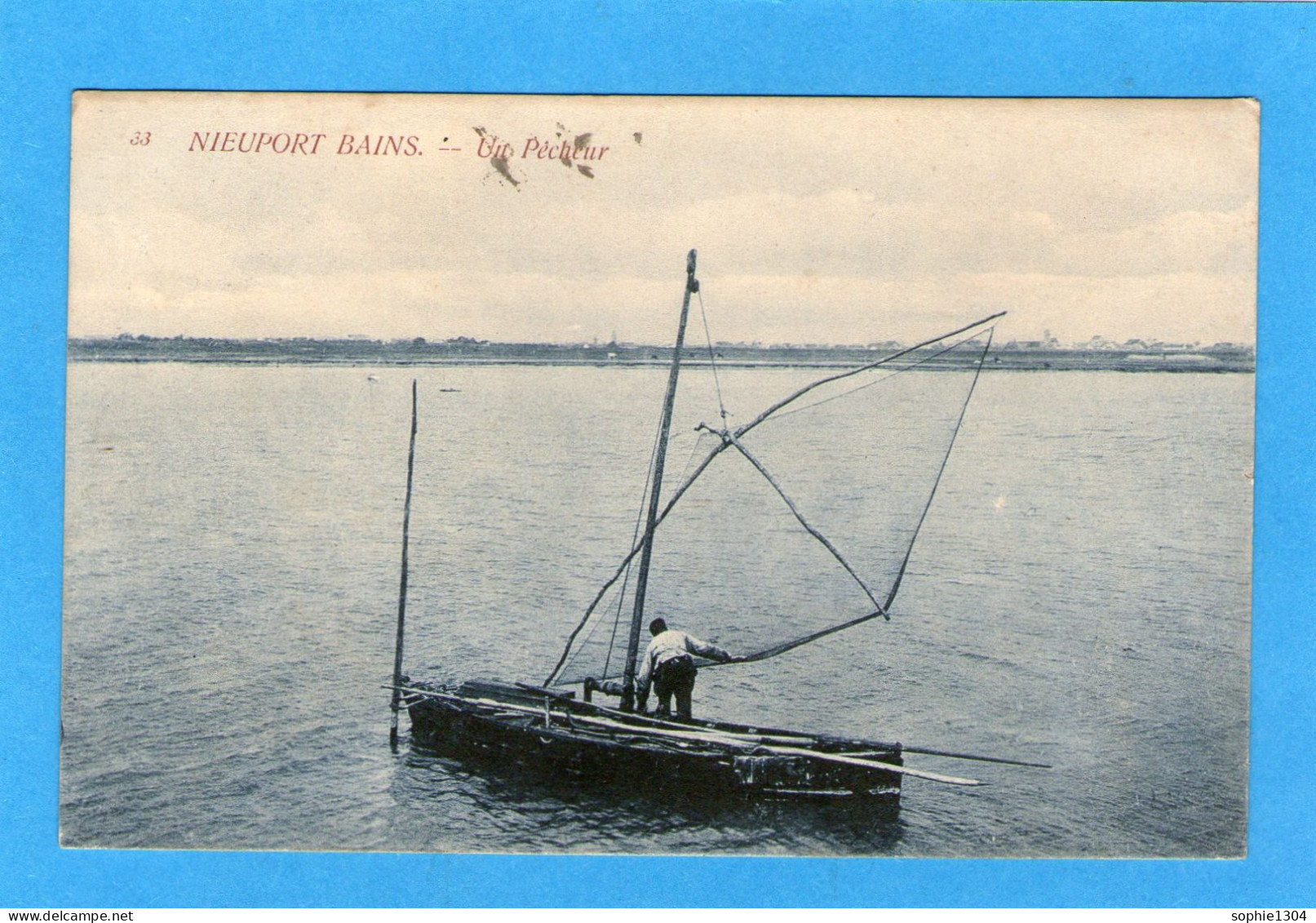 NIEUPORT BAINS - Un Pêcheur - Nieuwpoort