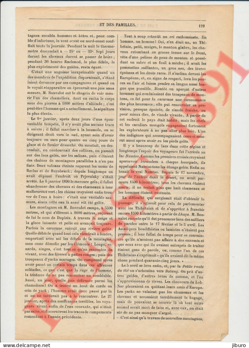 4 Vues Humour Chat Animal Escarbot Symmons Dadd (Lucane Insecte) Paris Tonkin Bonvalot Henri D'Orléans Tibet Expédition - Non Classificati