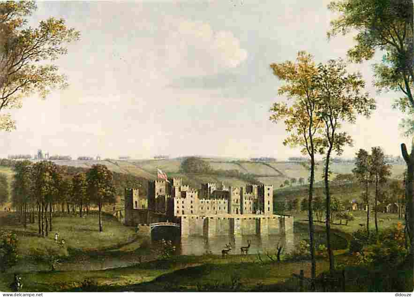 Art - Peinture - Raby Castle Circa 1760 From An Oil Painting By Dominic Serres - Carte Neuve - CPM - Voir Scans Recto-Ve - Paintings
