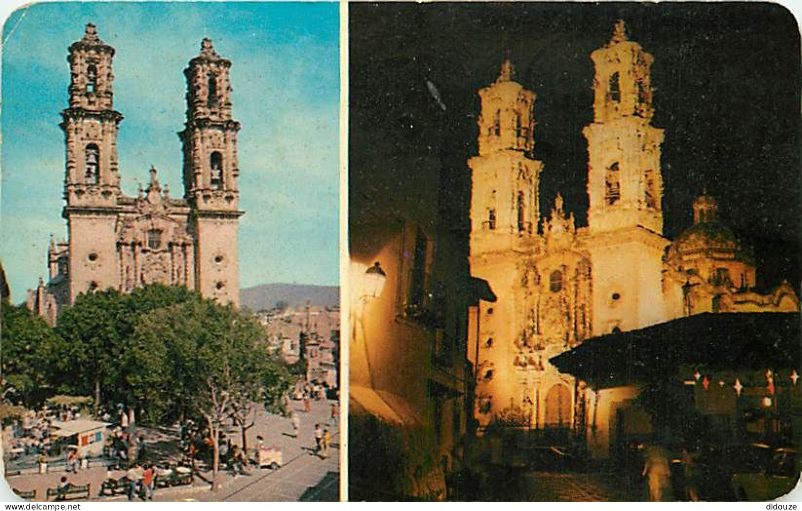 Mexique - Mexico - Taxco - Guerrero - Dia Y Noche De La Parroquia De Santa Prisca - Day And Night Views Of The Sanfa Pri - Mexico