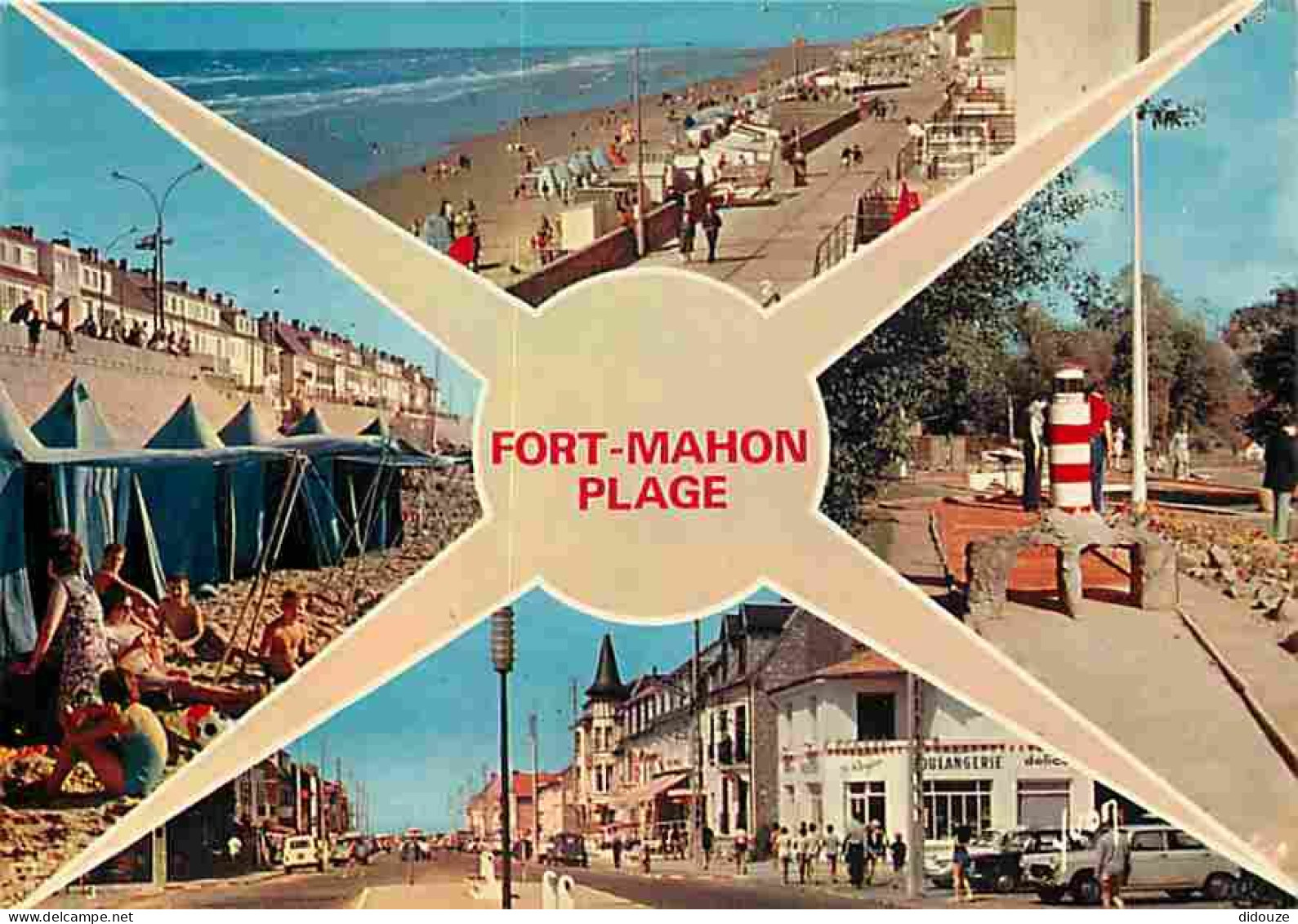 80 - Fort Mahon - Multivues - Plage - Automobiles - Mini Golf - CPM - Voir Scans Recto-Verso - Fort Mahon