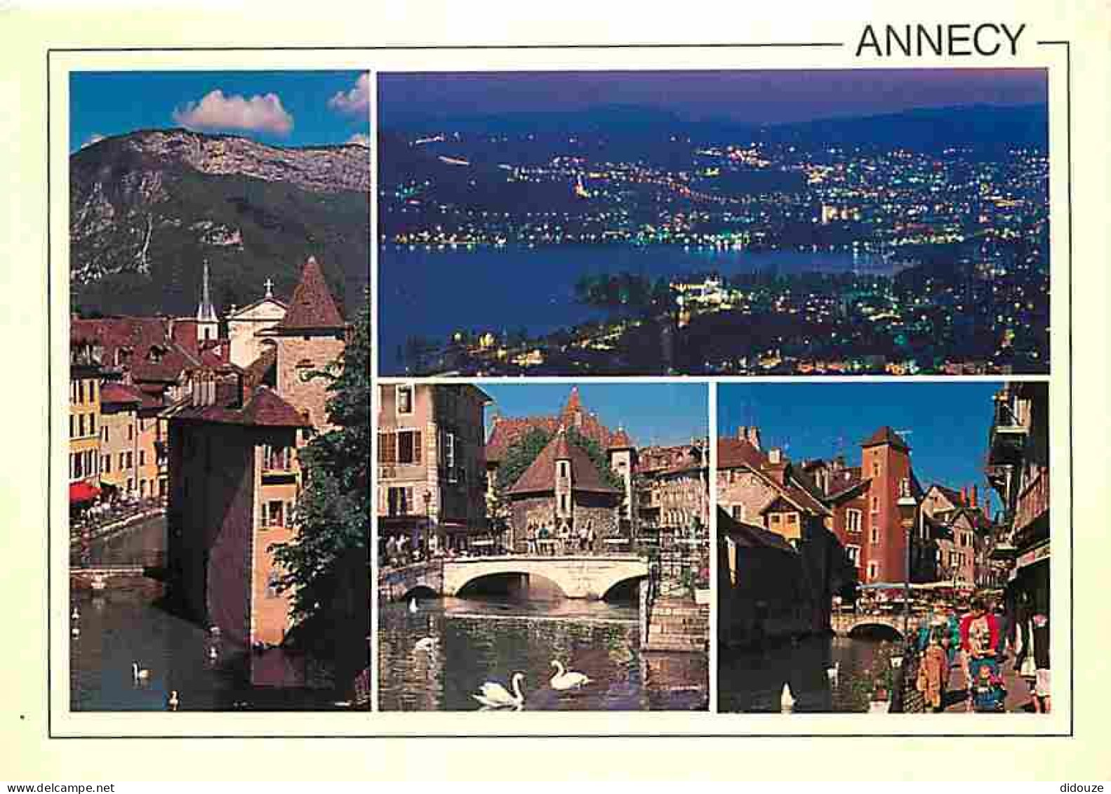 74 - Annecy - Multivues - Flamme Postale - CPM - Voir Scans Recto-Verso - Annecy