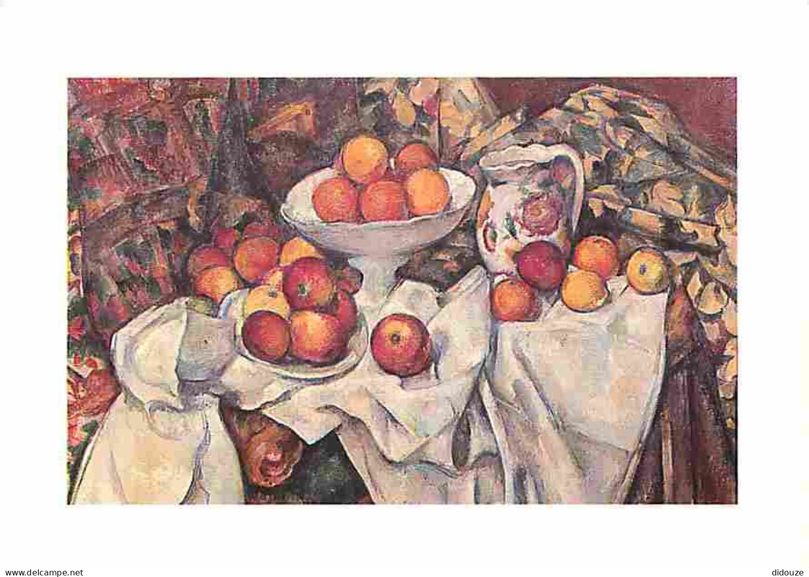 Art - Peinture - Paul Cézanne - Pommes Et Oranges - CPM - Voir Scans Recto-Verso - Paintings