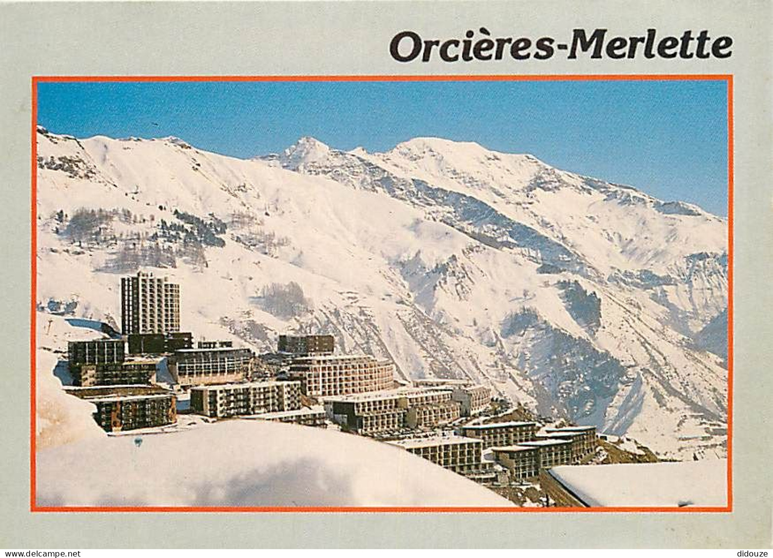 05 - Orcières Merlette - Vue Générale - Hiver - Neige - CPM - Voir Scans Recto-Verso - Orcieres