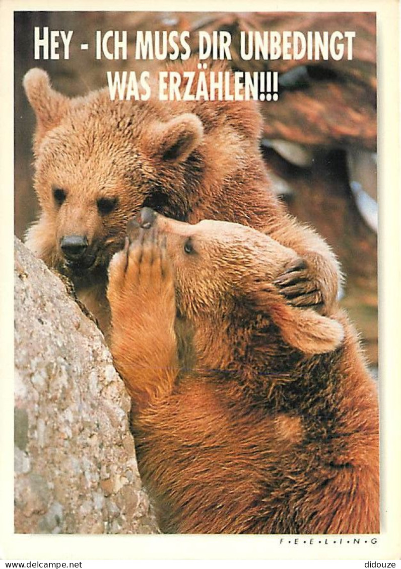 Animaux - Ours - Carte à Message Et Ou Humoristique - CPM - Voir Scans Recto-Verso - Bears