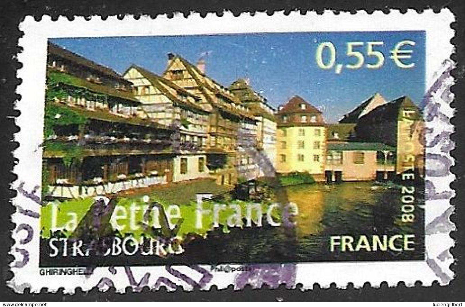 TIMBRE N° 4167   -  LA PETITE FRANCE STRASBOURG  -  OBLITERE  -  2008 - Used Stamps
