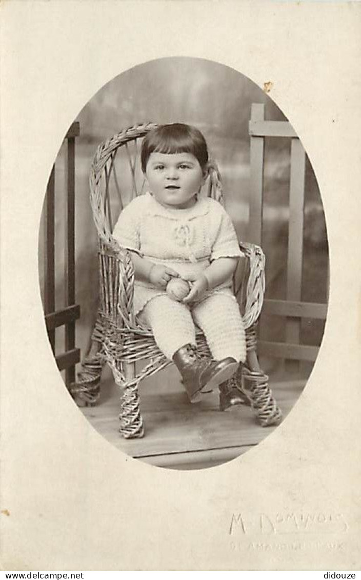 Carte Photo - Portrait - Enfant - CPA - Voir Scans Recto-Verso - Photographie