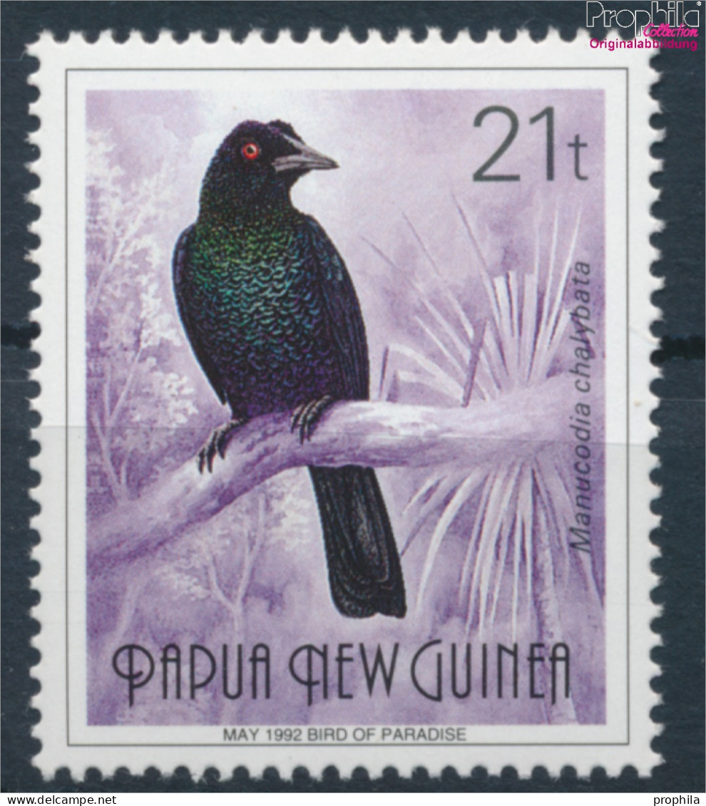 Papua-Neuguinea 647I II, Datum MAY 1992 Postfrisch 1992 Paradiesvögel (10347985 - Papua-Neuguinea