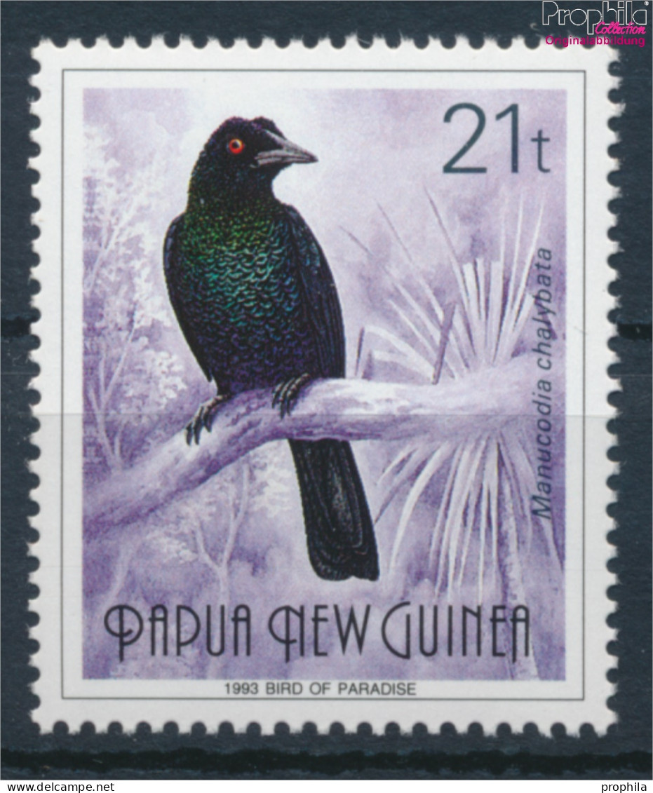 Papua-Neuguinea 647I III, Datum 1993 Postfrisch 1992 Paradiesvögel (10347986 - Papua New Guinea