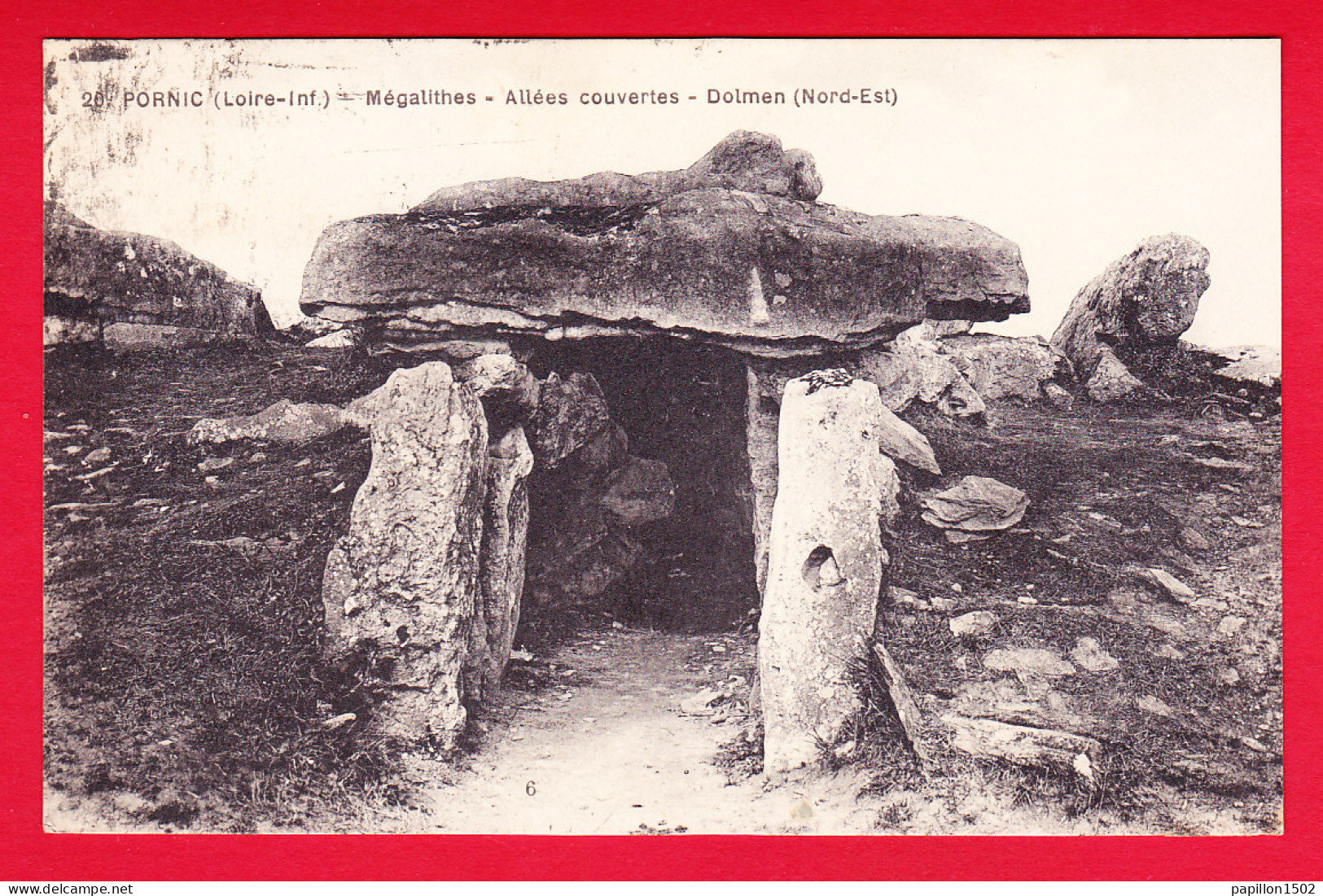 F-44-Pornic-22P45 Mégalithes, Allées Couvertes, Dolmen Nord Est, Cpa BE - Pornic