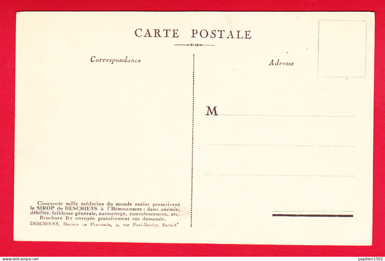 F-75-Paris-507P45 L'église De La Madeleine, Carte Offerte Par Hémoglobine Deschiens, Voir Verso, BE - Other Monuments