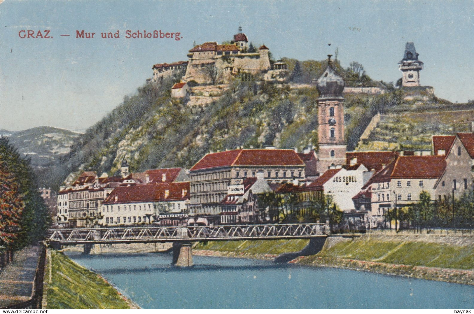 GRAZ222   --   GRAZ   --  MUR Und SCHLOSSBERG  --  1921 - Graz