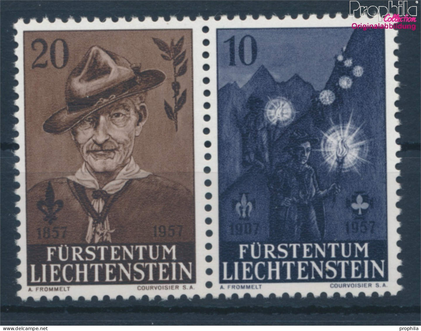 Liechtenstein 360-361 Paar (kompl.Ausg.) Postfrisch 1957 Pfadfinder (10373732 - Neufs