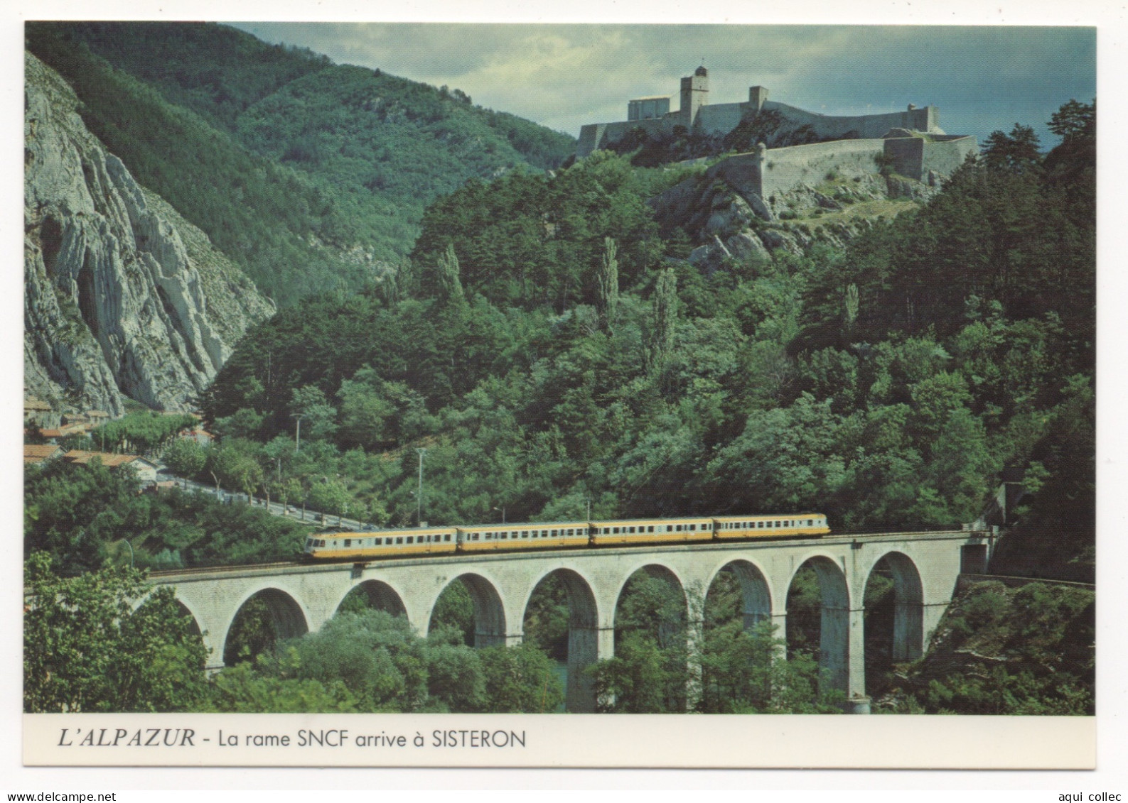 L'ALPAZUR  - TRAIN TOURISTIQUE DES CHEMINS DE FER DE PROVENCE (GENEVE - LYON - GRENOBLE -ET NICE ) - Trains