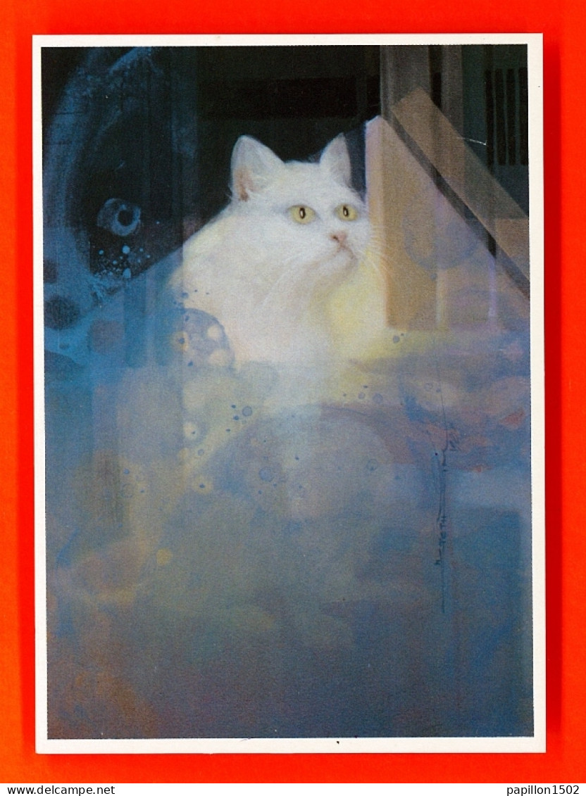 Animaux-402P125  Chats, Peinture De N GETH SIM, BE - Gatti