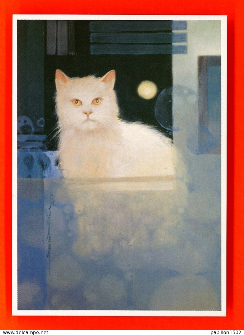 Animaux-403P125  Chats, Peinture De N GETH SIM, BE - Cats