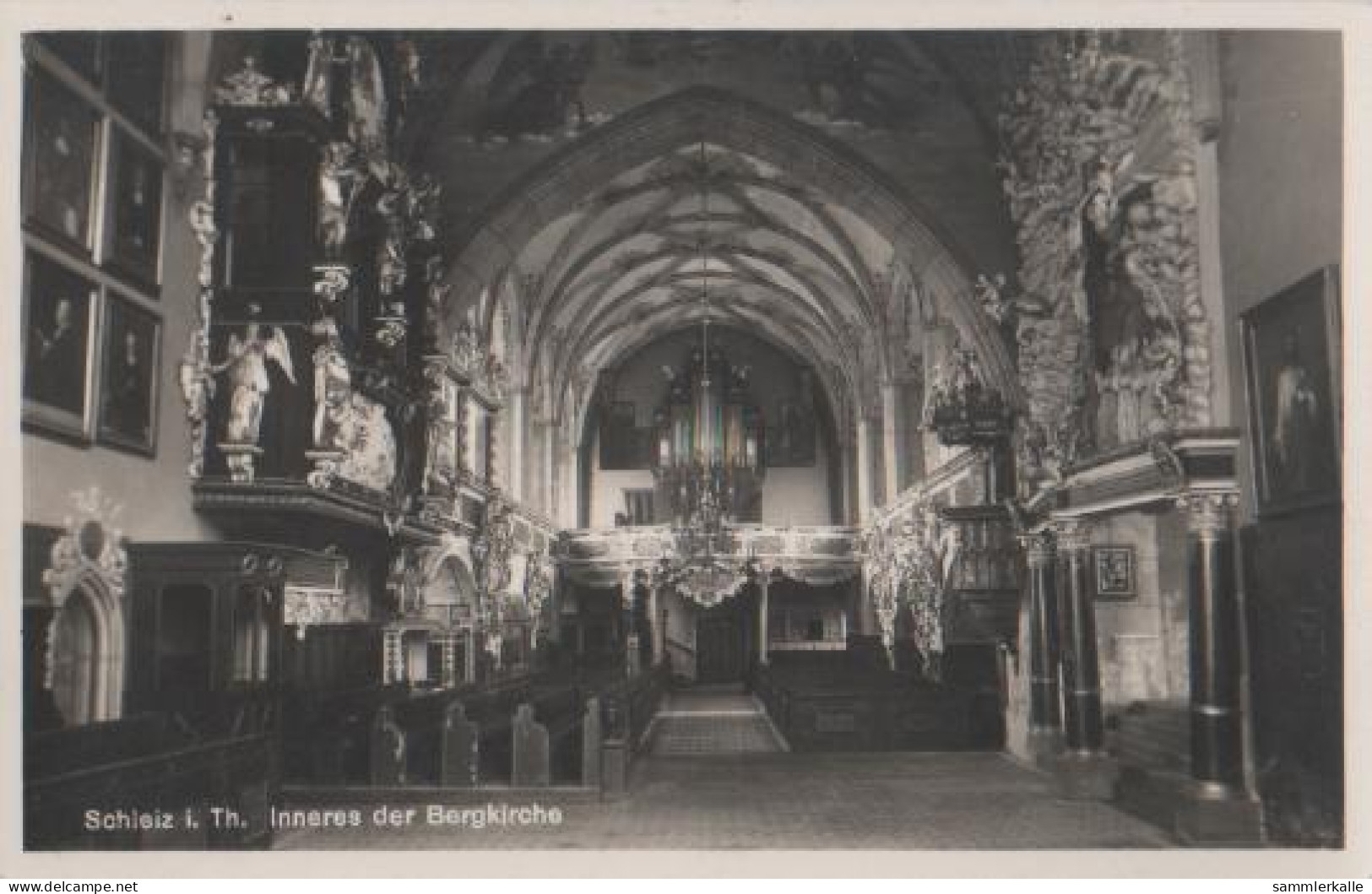 13583 - Schleiz - Inneres Der Bergkirche - Ca. 1935 - Schleiz