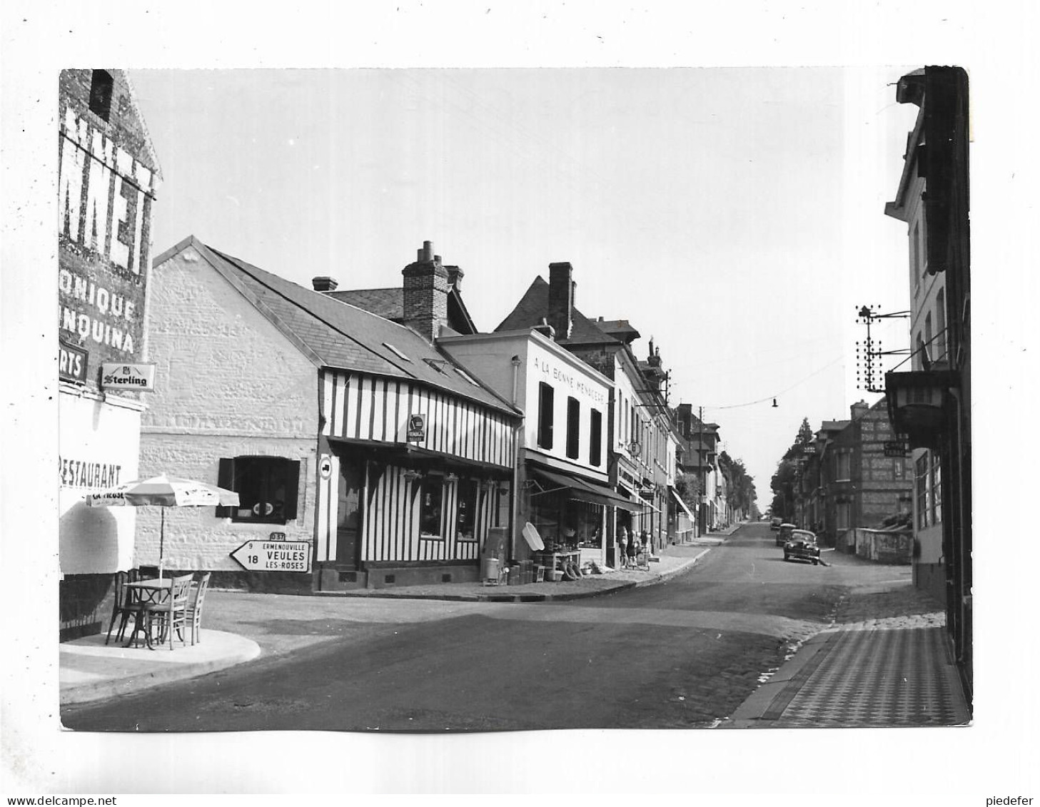 76 - RARE Photo  De DOUDEVILLE -  ( S.-M. ) " Route De Rouen "  Cliché Dussol Pour L' édition Par  Lapie - Eu