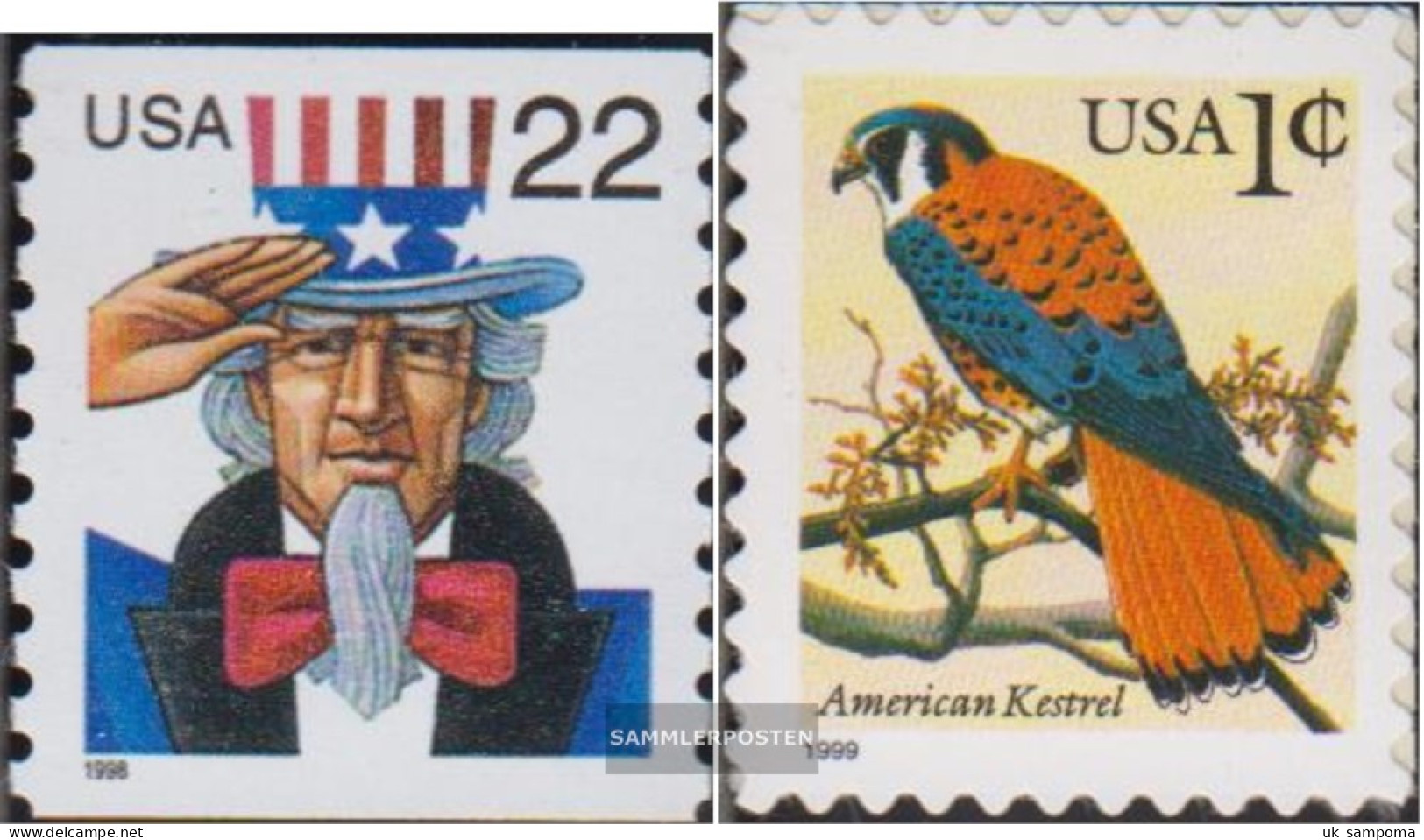 U.S. 3213,3240 (complete Issue) Unmounted Mint / Never Hinged 1999 Uncle Sam, Buntfalke - Unused Stamps