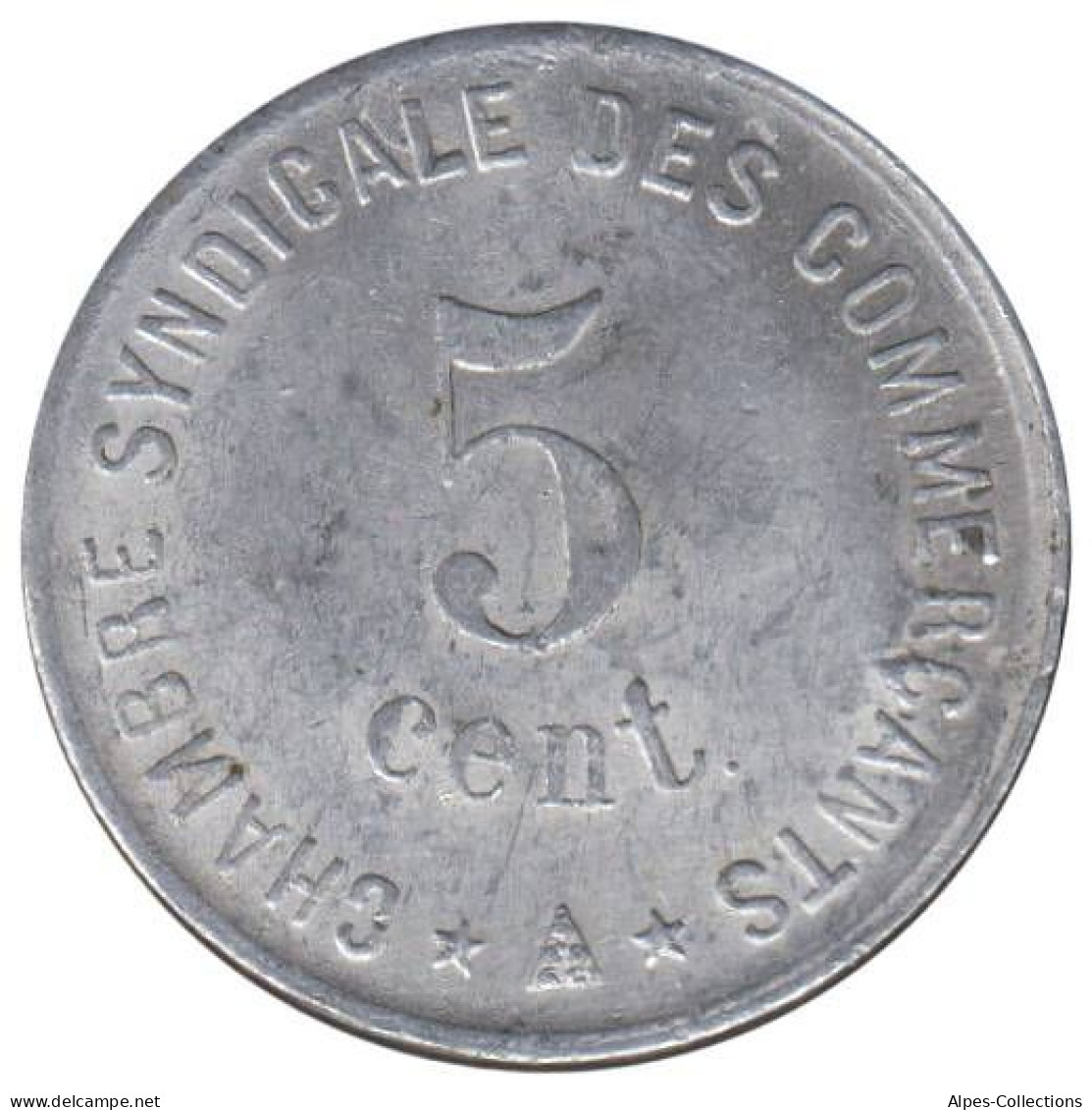 PERPIGNAN - 01.01 - Monnaie De Nécessité - 5 Centimes 1917 - Monetary / Of Necessity