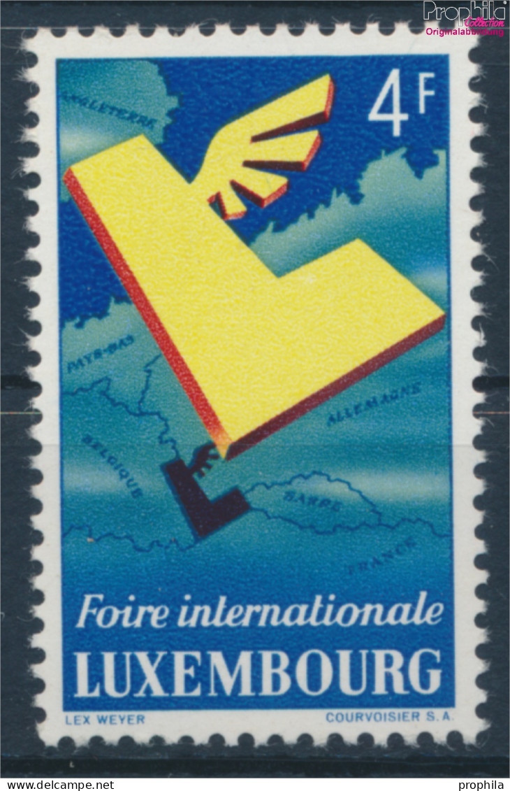 Luxemburg 524 (kompl.Ausg.) Postfrisch 1954 Internationale Messe (10363396 - Nuovi