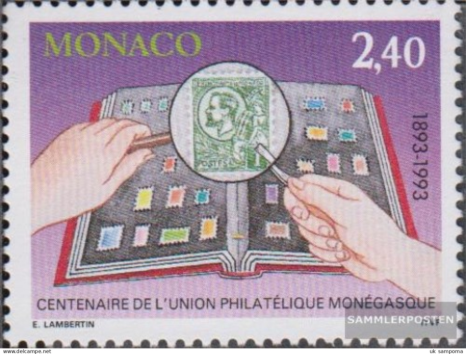 Monaco 2154 (complete Issue) Unmounted Mint / Never Hinged 1993 Philatelists Association - Ongebruikt