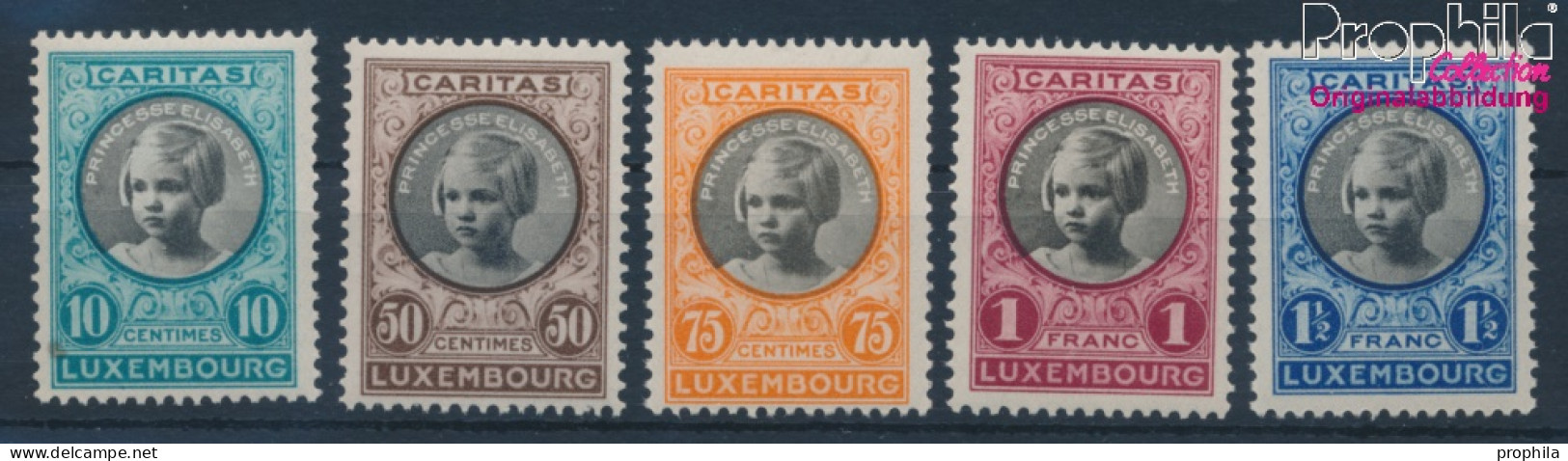 Luxemburg 192-196 (kompl.Ausg.) Postfrisch 1927 Kinderhilfe (10362769 - Nuevos