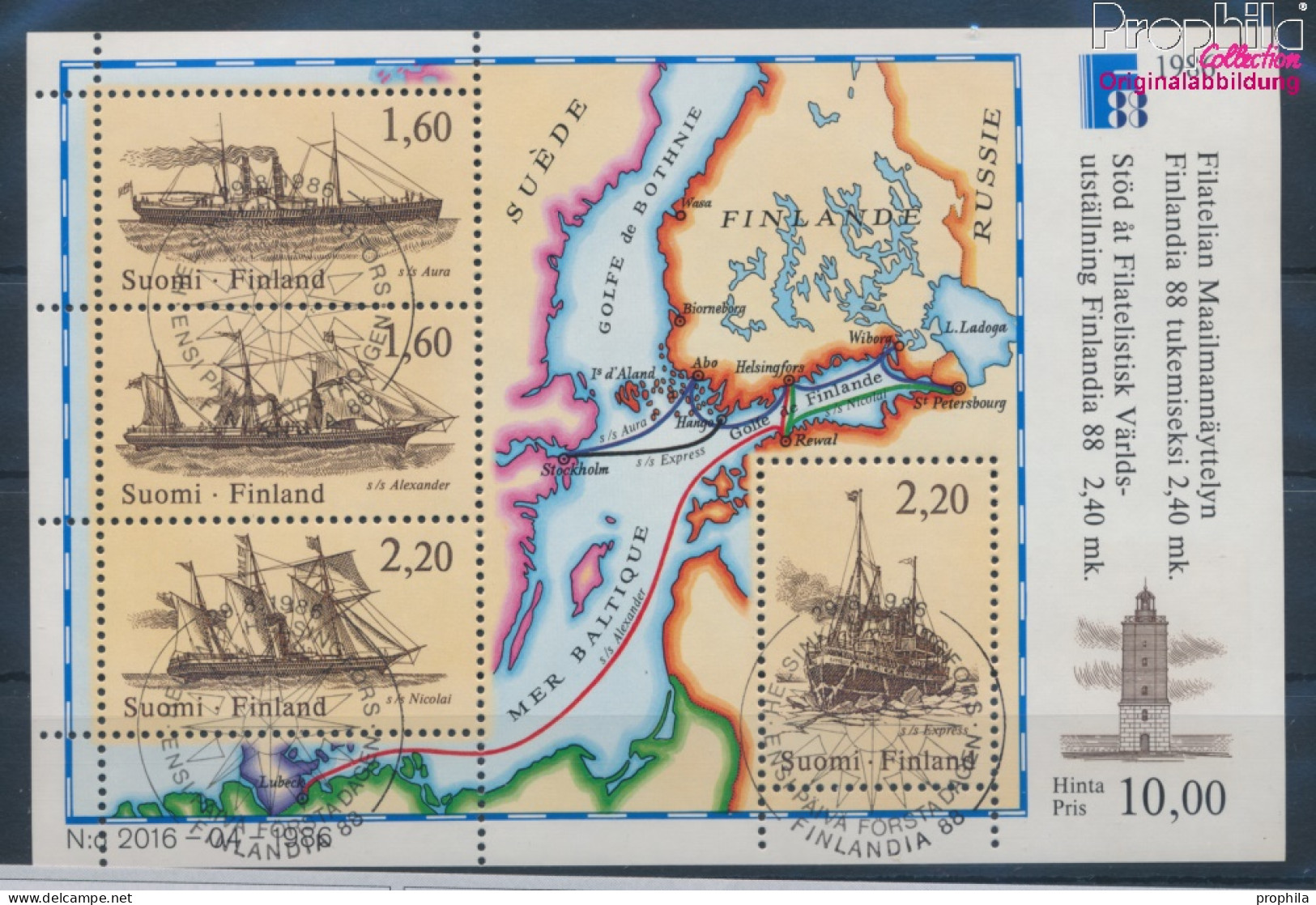 Finnland Block2 (kompl.Ausg.) Gestempelt 1986 FINLANDIA 88 (10343790 - Usati