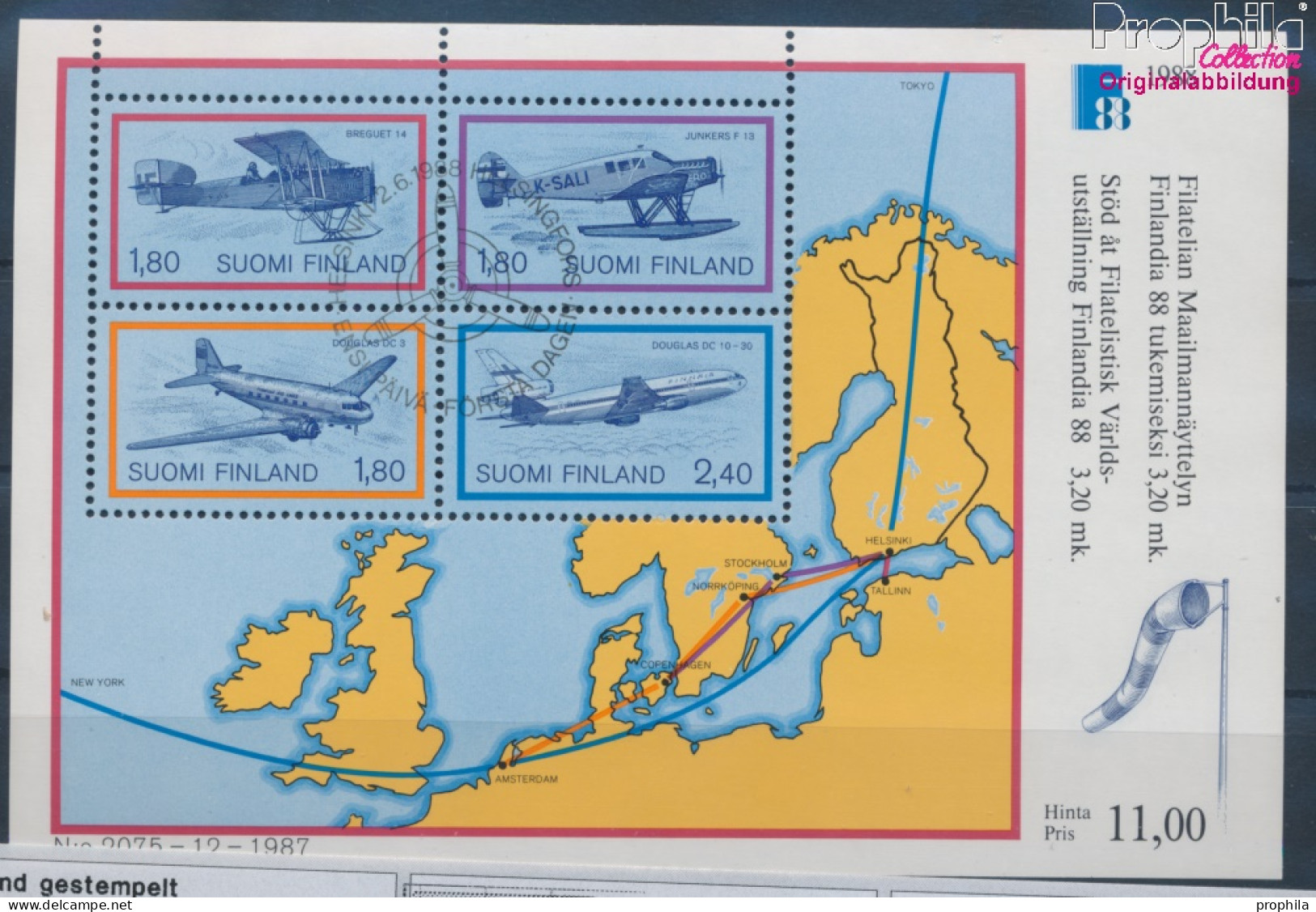 Finnland Block4 (kompl.Ausg.) Gestempelt 1988 FINLANDIA88 (10343788 - Used Stamps