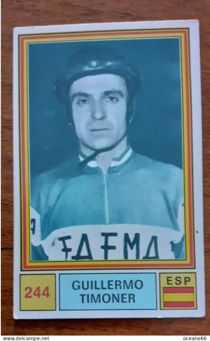 Chromo Panini Guillermo Timoner 244 Sprint 71 - Cyclisme