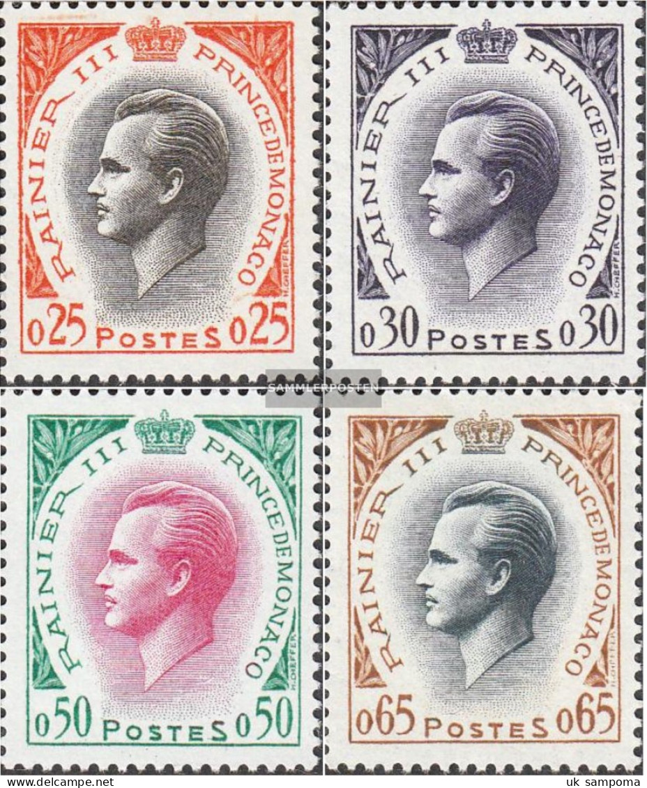 Monaco 657-660 (complete Issue) Unmounted Mint / Never Hinged 1960 Rainier - Ungebraucht