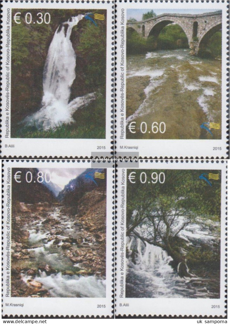 Kosovo 307-310 (complete Issue) Unmounted Mint / Never Hinged 2015 Rivers And Bäche - Kosovo