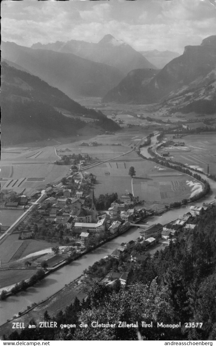 Zell Am Ziller Gegen Die Gletscher - Schwaz