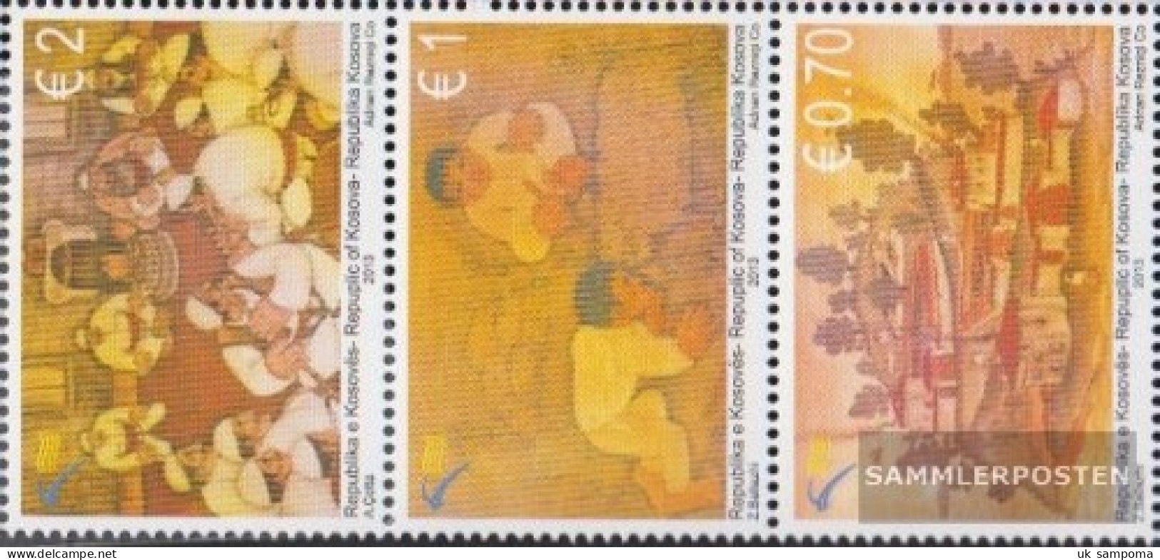 Kosovo 261-263 Triple Strip (complete Issue) Unmounted Mint / Never Hinged 2013 Kastrati - Kosovo