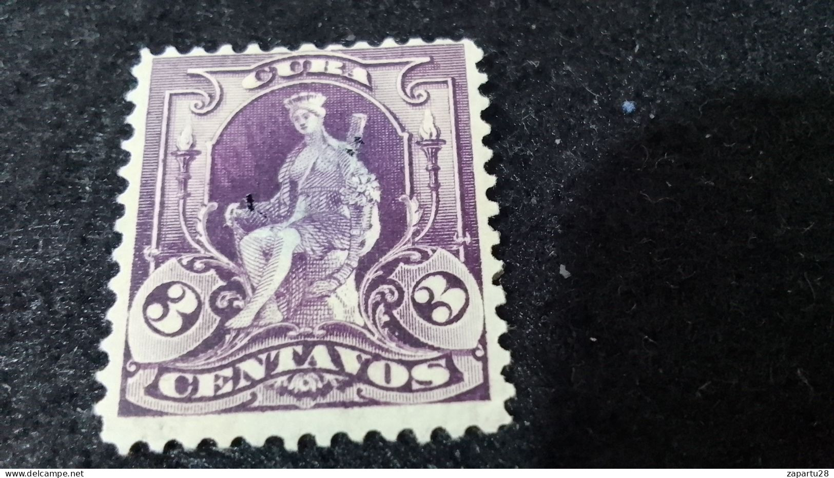 CUBA- I--1900-30  3  C.    DAMGALI - Usados