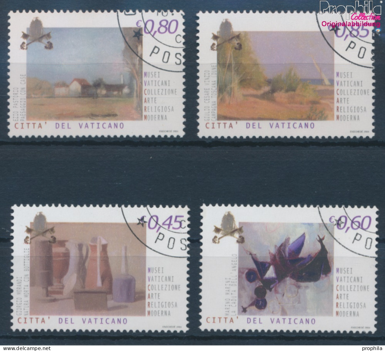 Vatikanstadt 1506A Y-1509A Y (kompl.Ausg.) Gestempelt 2004 Gemälde (10352357 - Used Stamps