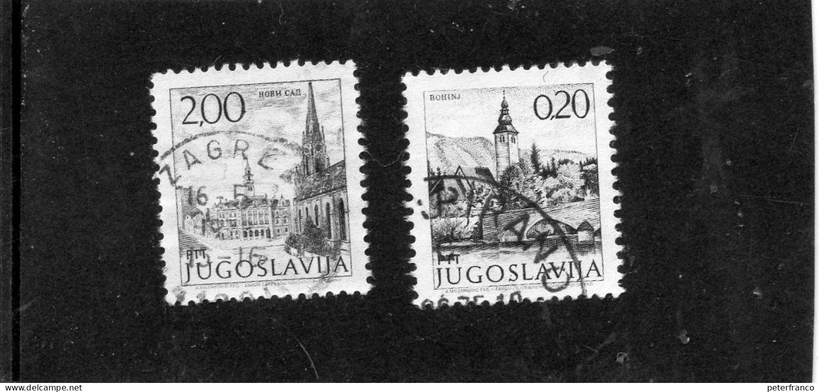 1972 Jugoslavia - Panorami - Oblitérés