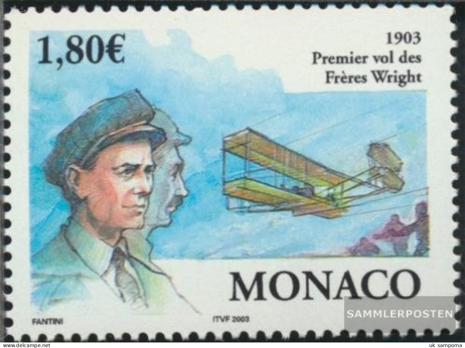Monaco 2653 (complete Issue) Unmounted Mint / Never Hinged 2003 Motorflug - Ungebraucht
