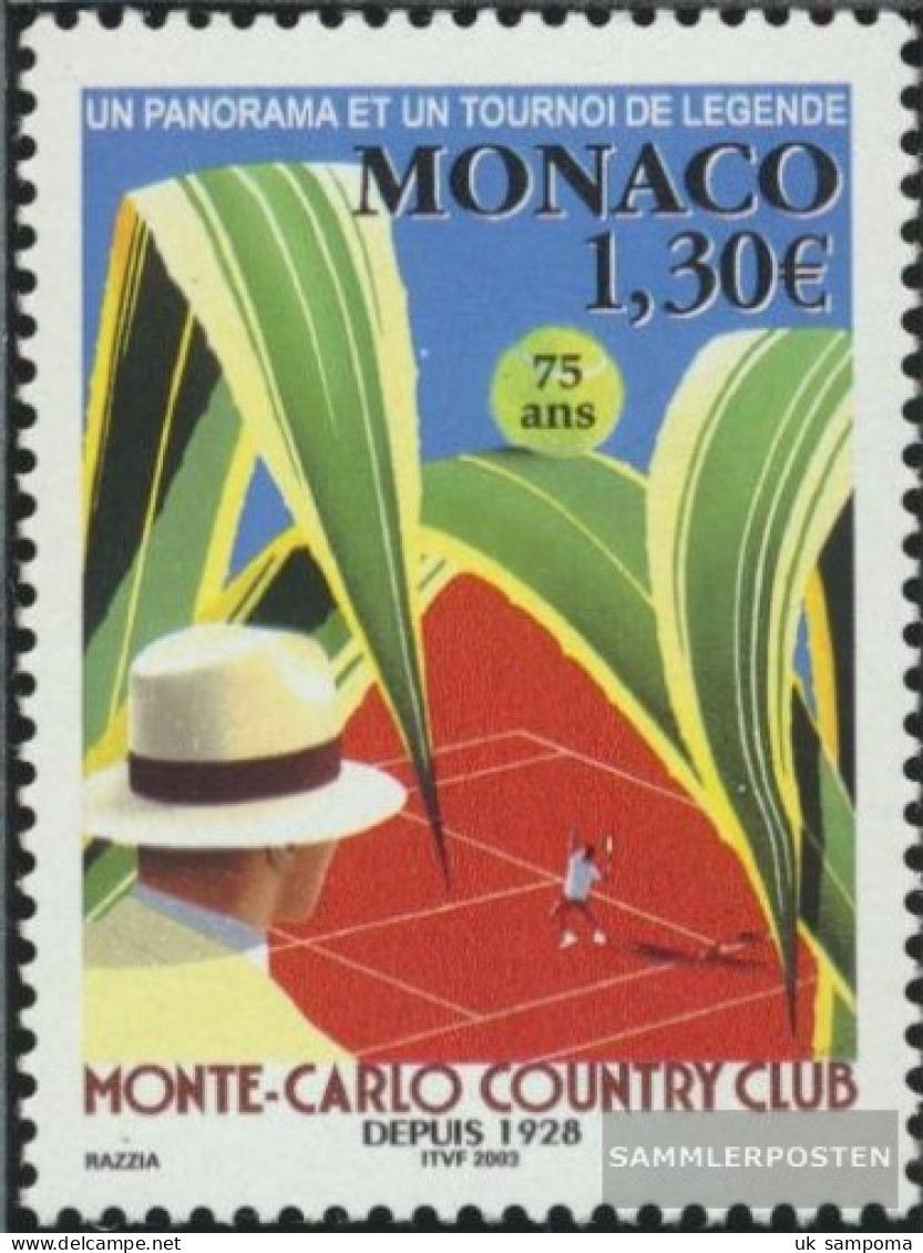 Monaco 2641 (complete Issue) Unmounted Mint / Never Hinged 2003 Tennis-Master-tournament - Ungebraucht