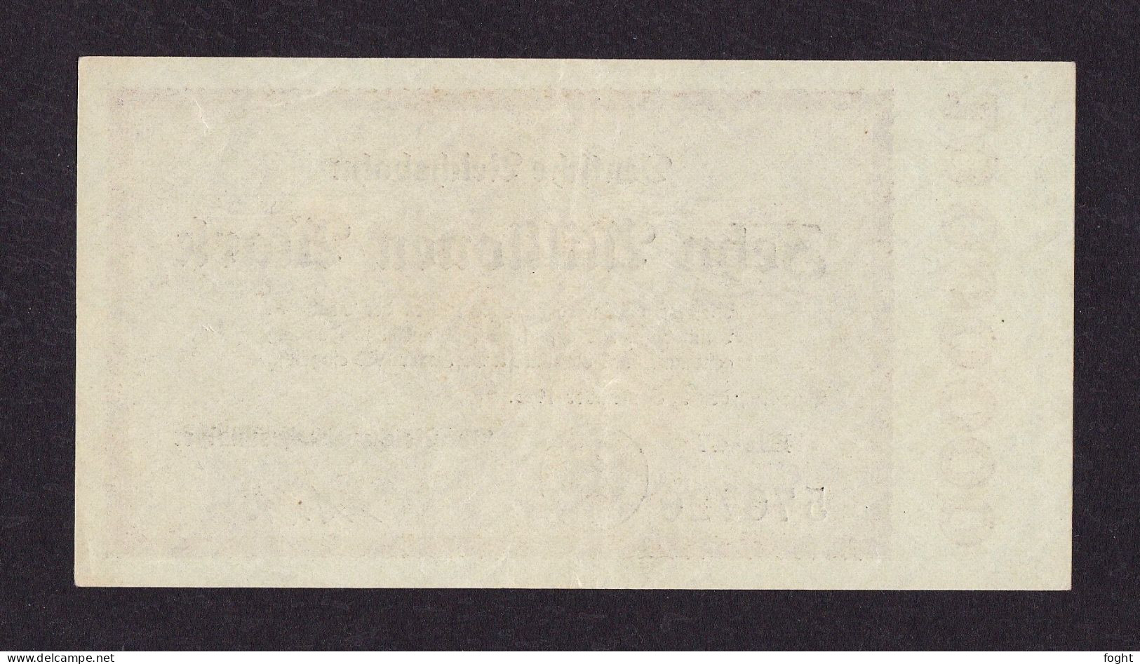 1923 Germany Deutsche Reichsbahn 10000000 Mark,P#S1014 - [15] Commemoratives & Special Issues