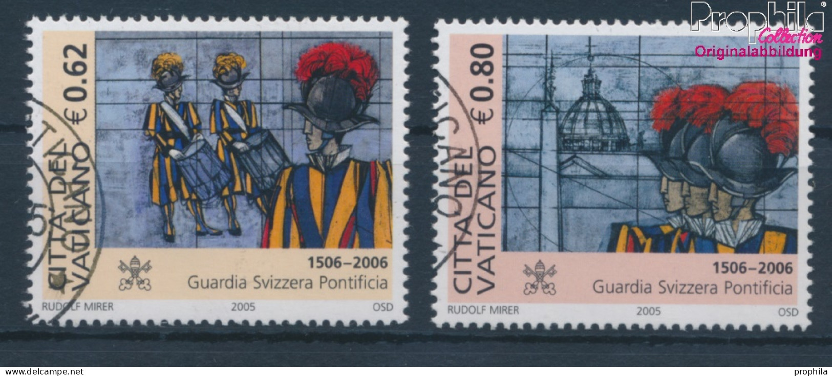 Vatikanstadt 1538-1539 (kompl.Ausg.) Gestempelt 2005 Päpstliche Schweizergarde (10352373 - Used Stamps