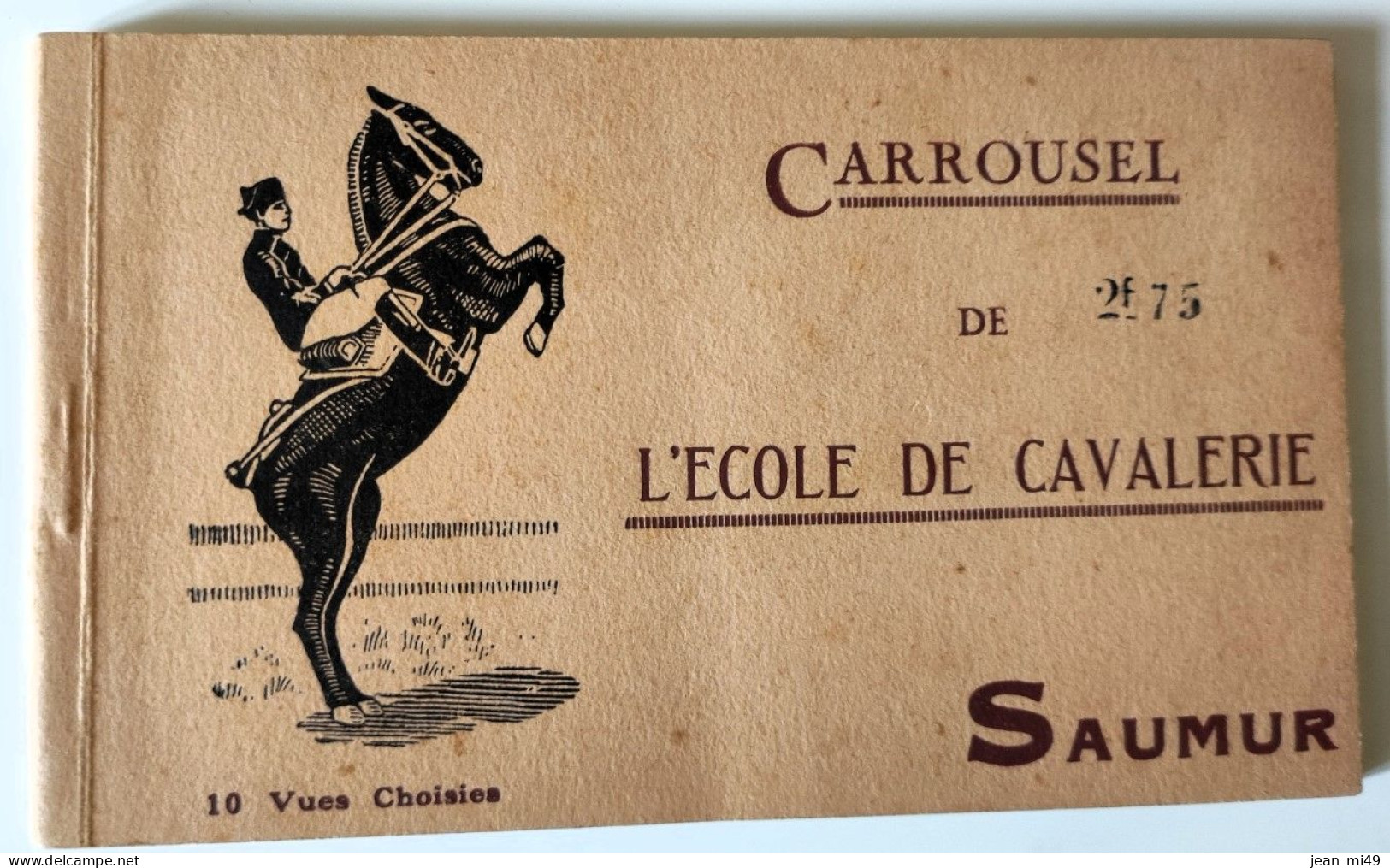 49 - SAUMUR - Carnet De 10 Cartes Postales - CARROUSEL DE L'ECOLE DE CAVALERIE - - Saumur