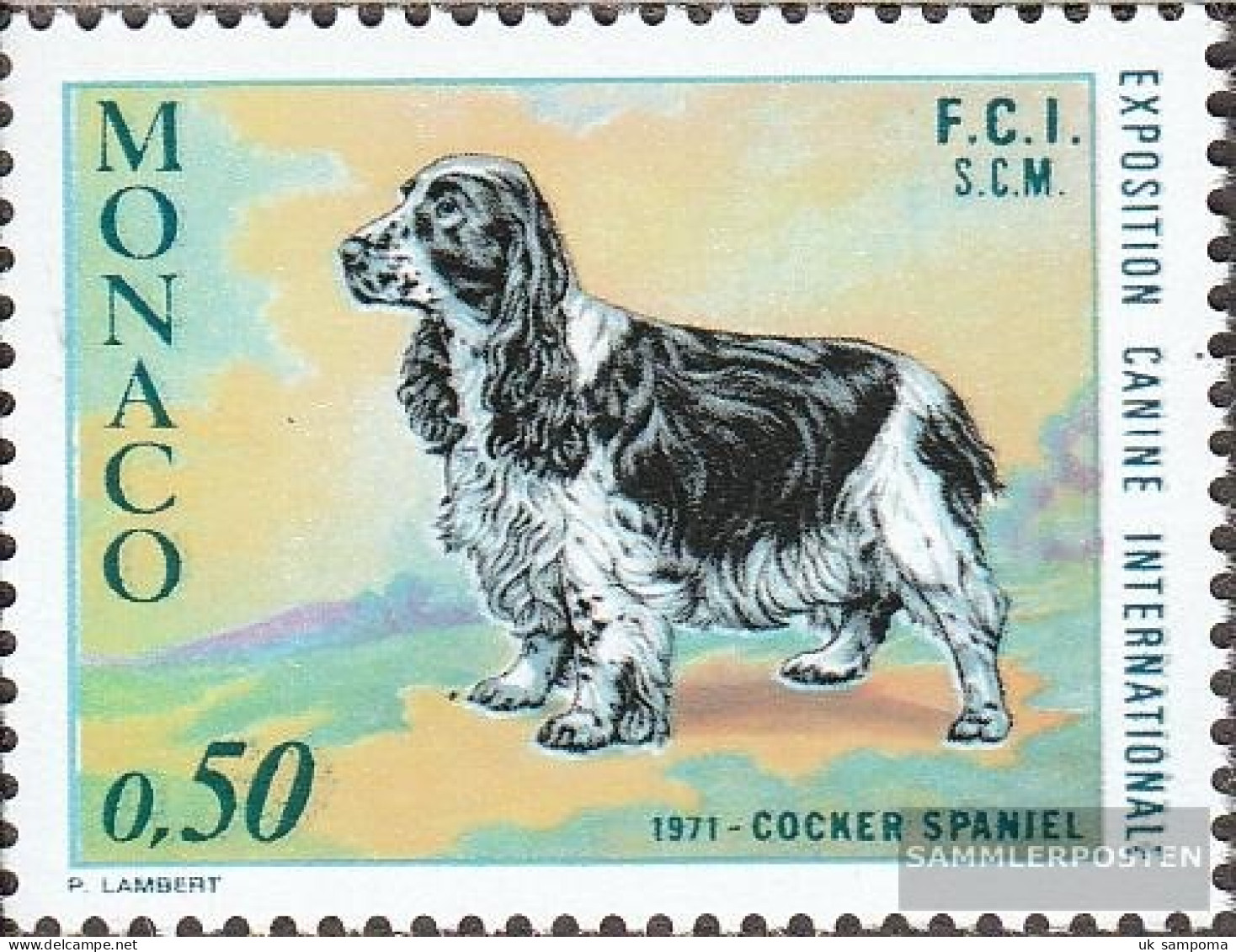 Monaco 1012 (complete Issue) Unmounted Mint / Never Hinged 1971 Dogs - Nuovi