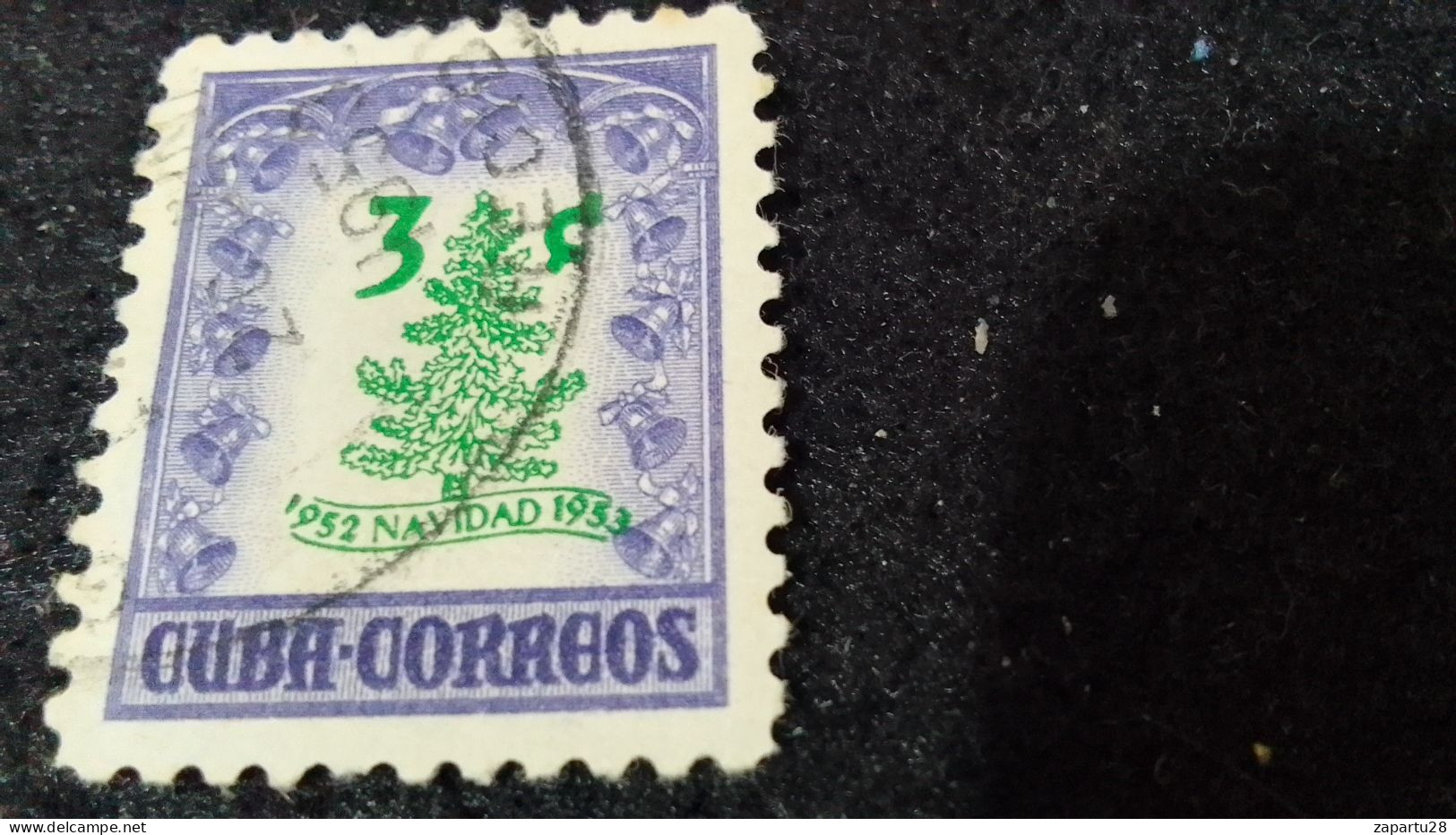 CUBA- I--1953-  3  C.    DAMGALI - Gebruikt