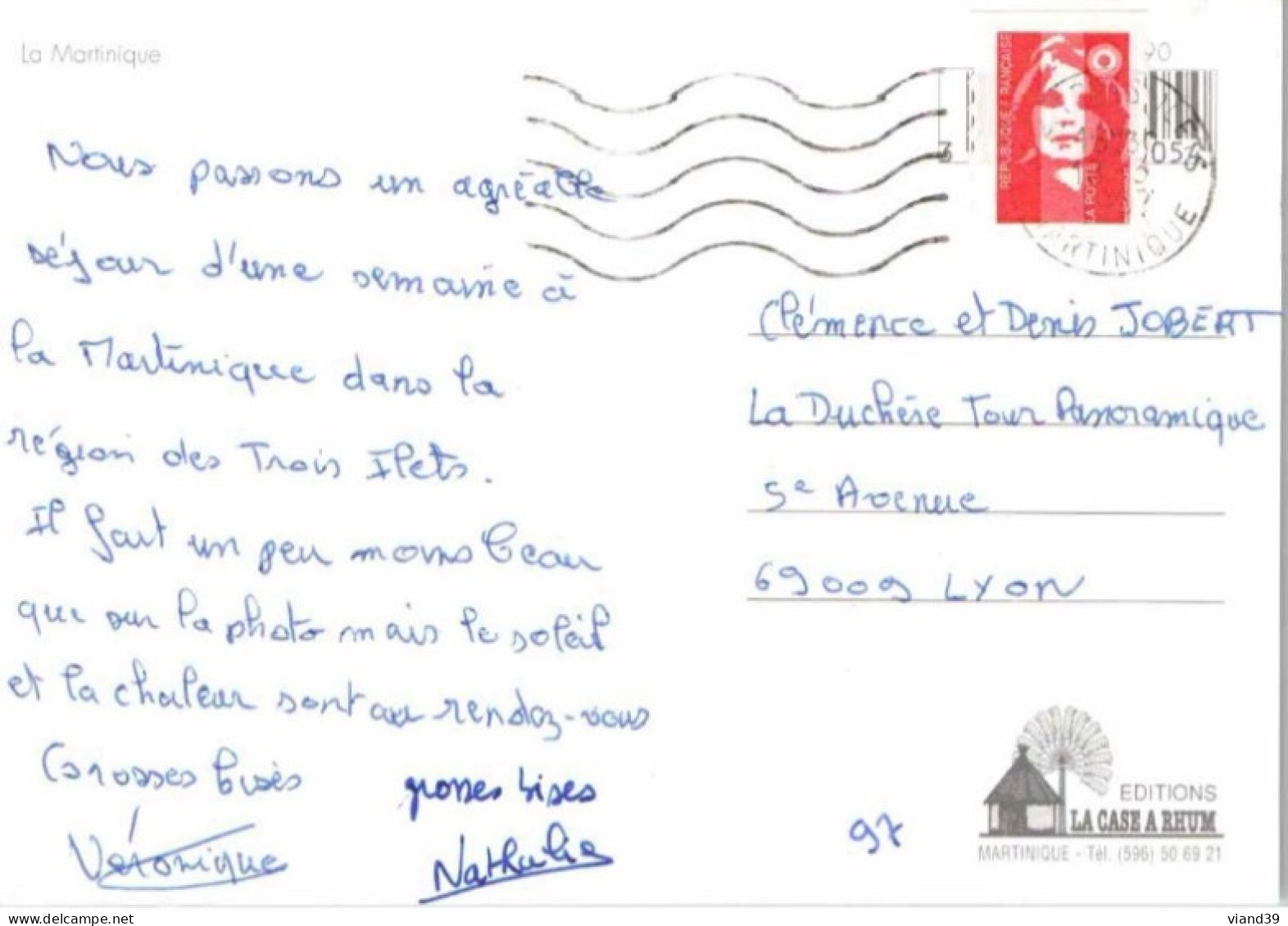 MARTINIQUE. -   Multi Vues.  -   Cachet Postal. 1997 - Autres & Non Classés